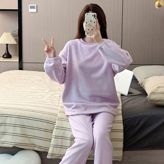 Women's Warm Loungewear Outer Wear Suit Hover Image