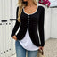 Casual Contrast Color Women's Two-piece Long-sleeved T-shirt