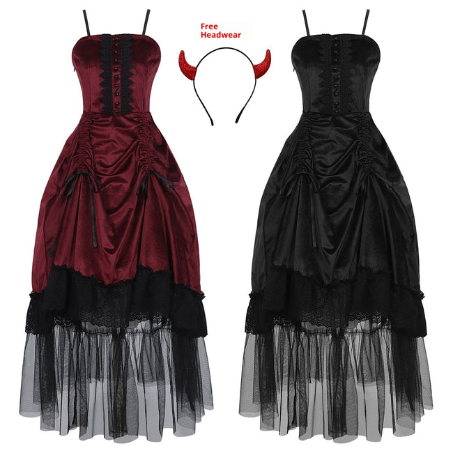 Vampire Dark Gothic Witch Stage Cosplay Party Clothes Hover Image