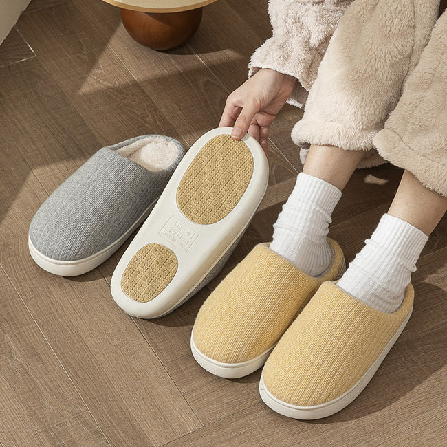 Elderly Non-slip Cotton Slippers Female Male Hover Image