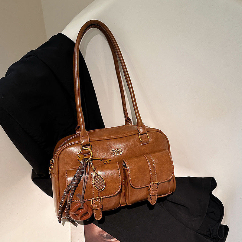 Retro Autumn And Winter New Large Capacity Ladies Bag