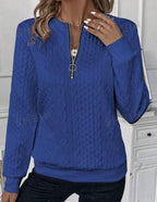 European And American Zipper Sweater Women's Coat Cardigan