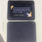 High-end Top Layer Men's Genuine Leather Certificate Holder