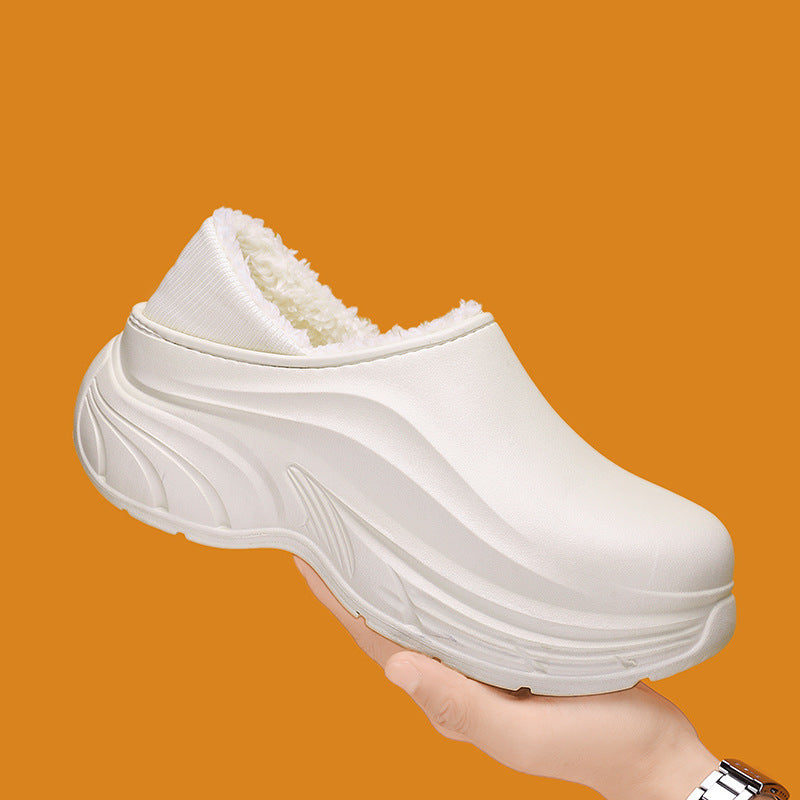 Women's Heel Wrap Platform Type Snow Boots