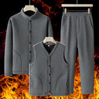 Men's Large Size Velvet Sport Suit