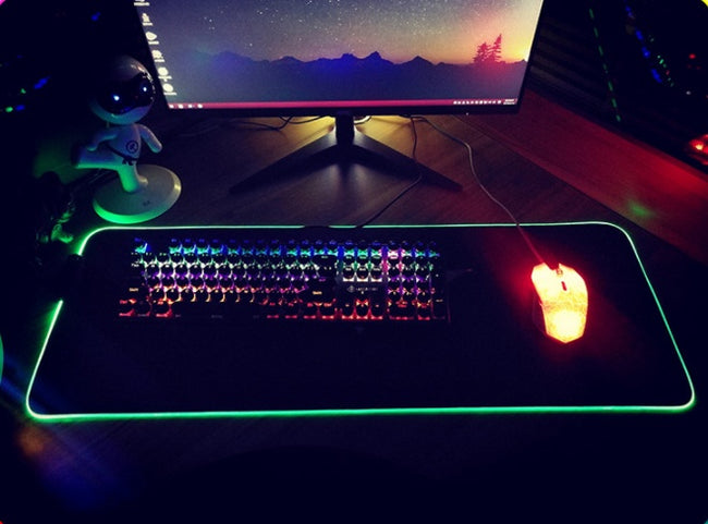 RGB Mouse Pad Luminous Mouse Pad Led Mouse Pad Hover Image