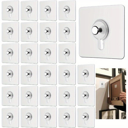Drill Free Adhesive Wall Hooks For Pictures Without Nails