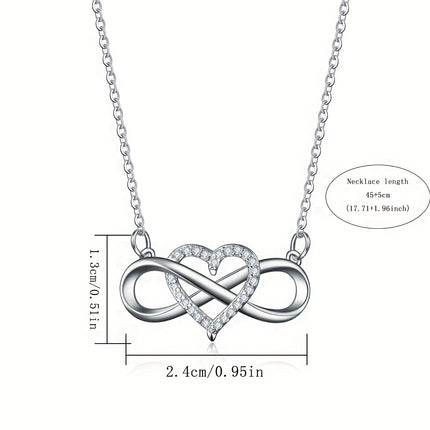 S925 Sterling Silver 3Pc Set Love Rabbit Necklace Zirconia