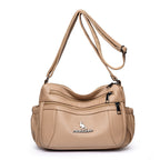 New Simple And Versatile Shoulder Large Capacity Multi Compartment Cross Body Bag