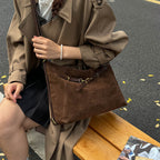 Frosted Double-pass Crossbody Bag