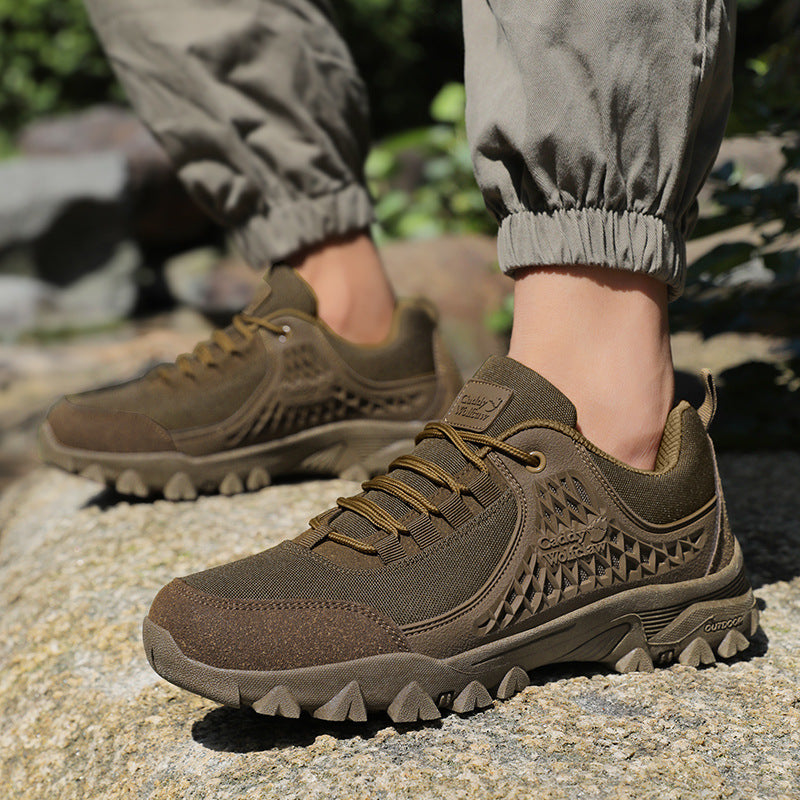 Casual Fashion Outdoor Mountaineering Non-slip Platform Hiking Men's Shoes