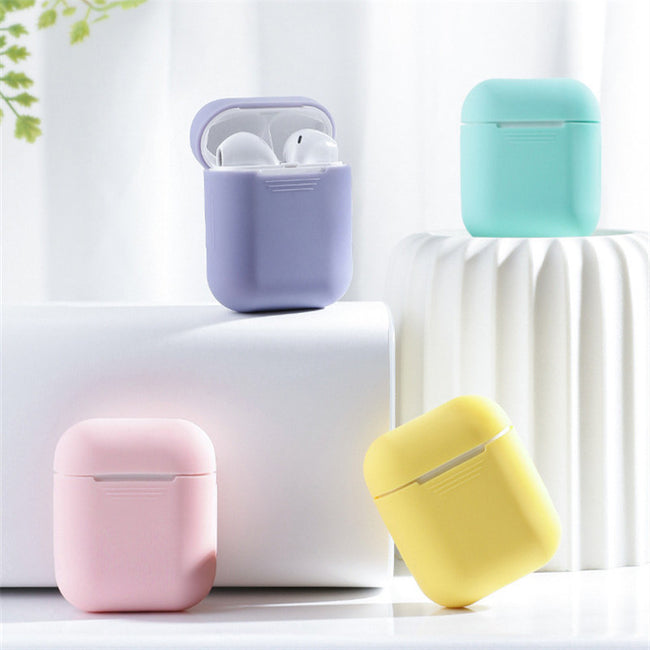 Soft Silicone Case For Storage Box Protector Cover Charging Cover Headphone Holder Hover Image