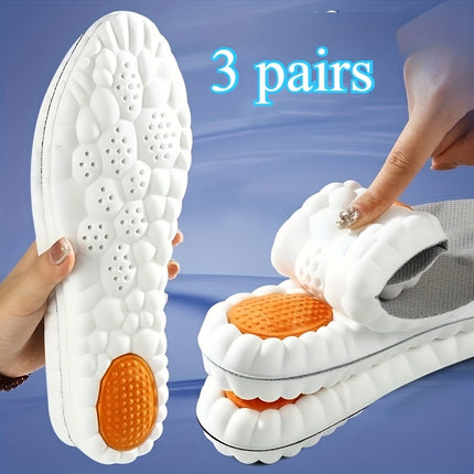 Memory Foam Insoles With Heel Pads Comfort Fatigue Relief