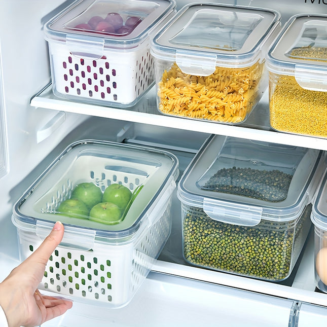 9pcs BPA Free Plastic Storage Containers With Lids