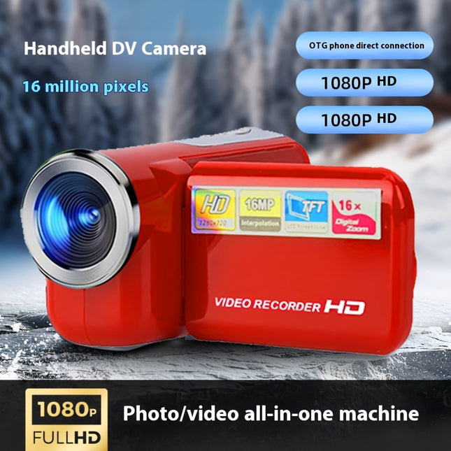 Handheld DV Camera 720P Vlogging 6x Zoom 1.2x Optical