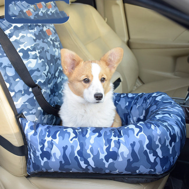 Car Kennel Pet Travel Car Seat Small And Medium-sized Dog Kennel Cushion Pets Supplies Hover Image
