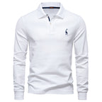 Lapel Casual Solid Color Polo Shirt