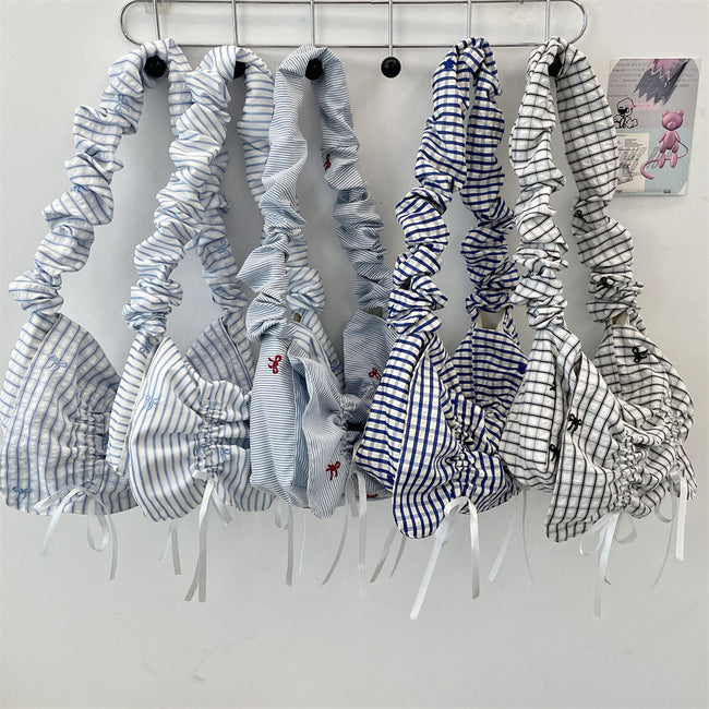 Women's Polyester Pleated Flip Shoulder Bag Hover Image