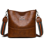 European American Simple Versatile Bucket Bag