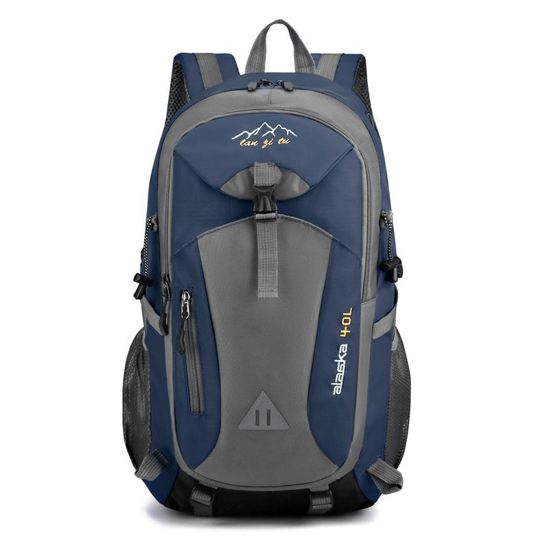 Polyester Men's Outdoor Mountaineering Bag Large Capacity Backpack