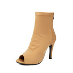 Indoor Shoe Soles High-heeled Women's Stiletto Boots With Fishmouth.