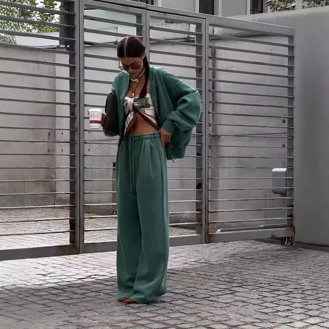 Autumn And Winter Thermal Zipper Long Sleeve Stand Collar Sweater Women Main Image