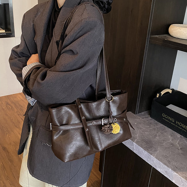 All-match One-shoulder Underarm Retro Commuter Tote Main Image