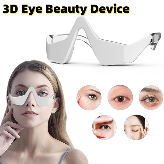 3D Eye Beauty Instrument Micro-Current Pulse Eye Relax Reduce Wrinkles And Dark Circle Remove Eye Bags Massager Beauty Tool Hover Image