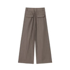Women's Versatile Flip Double Pleated Wide Leg Pants