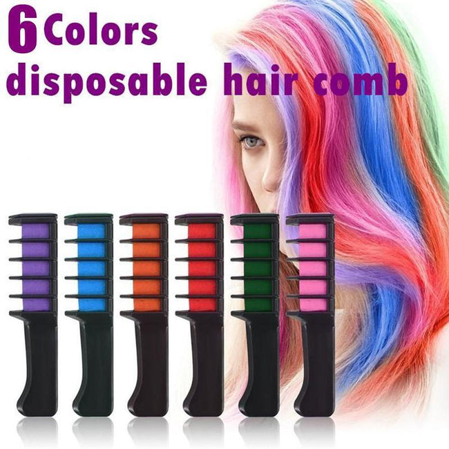 Temporary Mini Disposable Crayons Hair Color Dyeing Mascara Dye Chalk Box With Brush Main Image