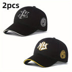 2pcs Black+Yellow