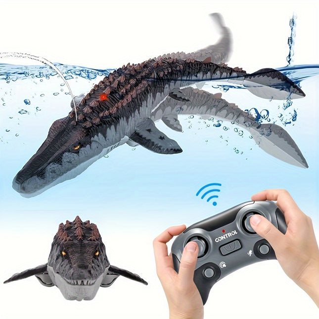 Remote Controlled Canglong Dinosaur Toy Light Up Propellers