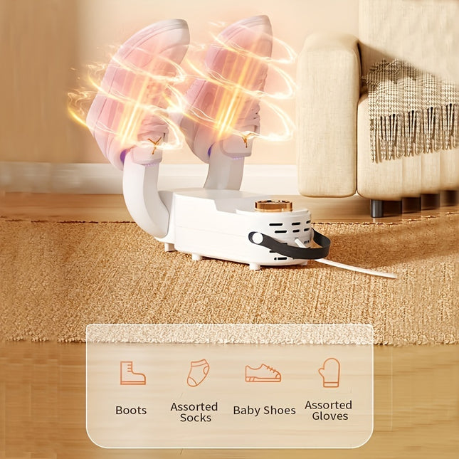 Fast Drying Deodorizing Boot Dryer With Timer EU Plug