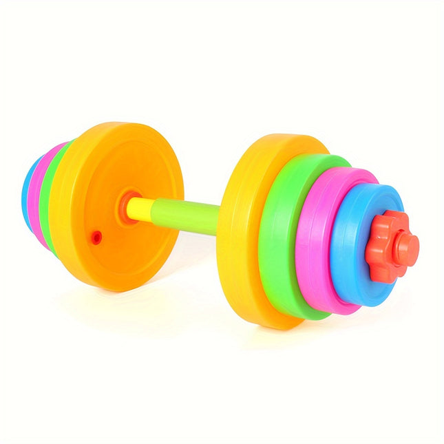 Kids Water Dumbbells Set With Removable Weight Wheels
