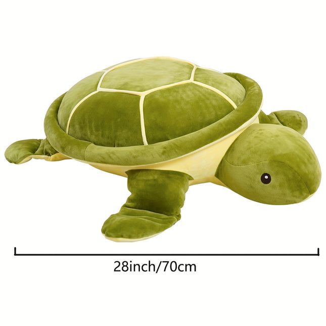 Jumbo Plush Sea Turtle Stuffed Animal Pillow Toy For Kids