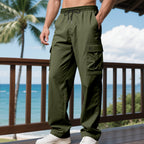 Multi-pocket Cargo Pants Men's Loose Casual Pants