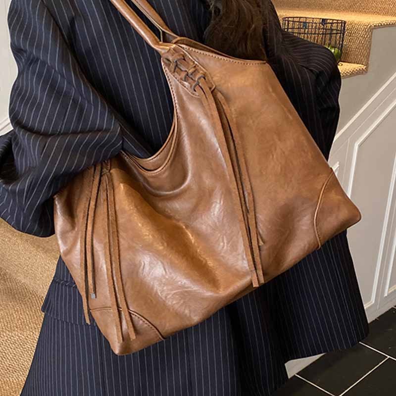 Idle Style Tote Bag Women's Large Capacity Niche Shoulder