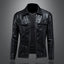 Men's Lapel Biker's Leather Jacket Slim Fit