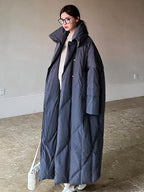 Women's Large Size Winter Clothing Mid-length Korean Style