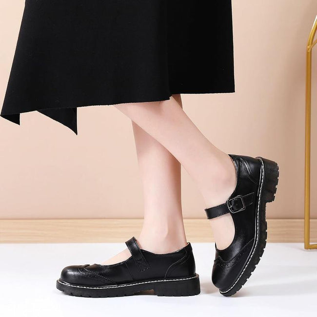 Shallow Mouth Thick Bottom Hanging Buckle Pumps Women's Casual Main Image