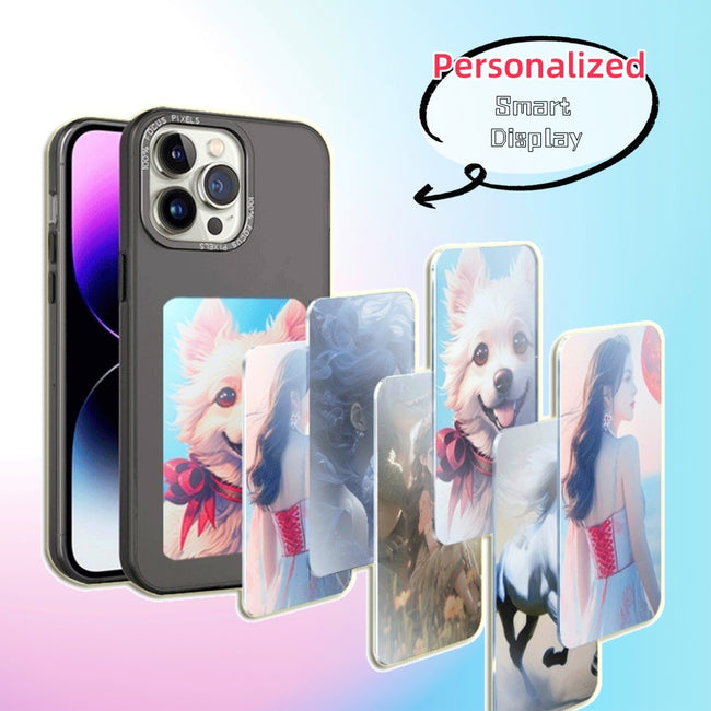 E-ink Screen Phone Case Unlimited Screen Projection Personalized Phone Cover Battery Free New Designer Luxury Phone Case Main Image