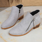 Suede European And American Style Women's Ankle Boots