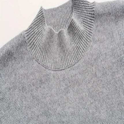 Cashmere Solid Color Crew Neck Sweater For Women Fall