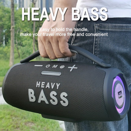 Heavy Bass 30W Wireless Speaker With Subwoofer USB C Mic PA