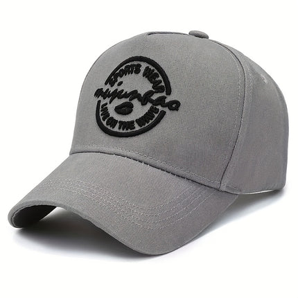 Men's Plus Size Baseball Cap With KoreanEmbroidery Sunshade