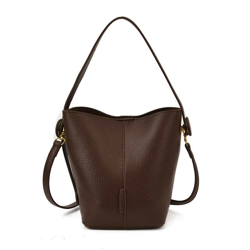 New Retro Simple Large Capacity High-grade Shoulder Messenger Bag