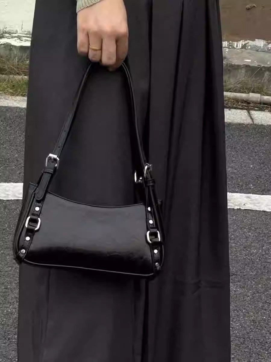 Hot Girl Locomotive Style All-matching Shoulder Bag