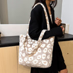 Printing Color Contrast Casual Simple Large Capacity Shoulder Bag