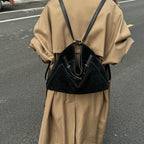 Frosted Double-pass Crossbody Bag