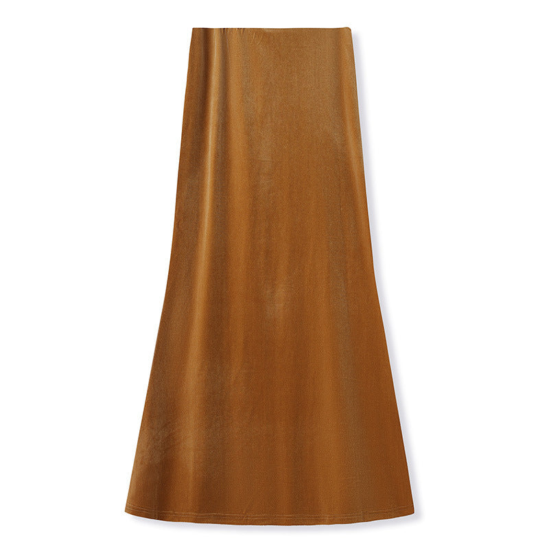 Early Autumn National Style New Fashion Advanced Long Skirt